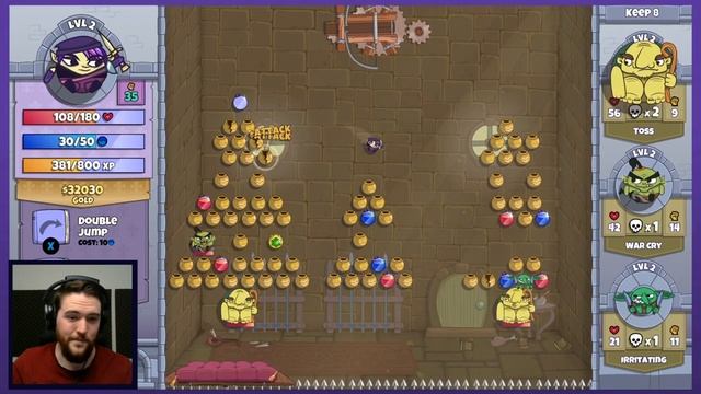 PEGGLE + DUNGEON CRAWLER | Let's Play Roundguard - PART 1 | Graeme Games смотреть онлайн