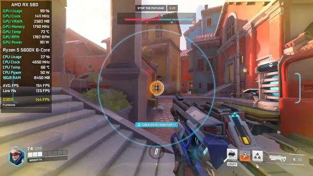 Overwatch 2 - RX 580 - All Settings Tested смотреть онлайн