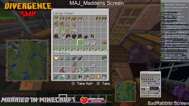 S1EP 126 - 400 sq M, and a Composter! - #DivergenceSMP #TreadmillStream #MiM #Minecraft смотреть онлайн