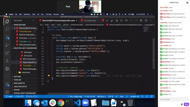 Tanzu Tuesdays - Let’s Build a Twitch Bot! with Spring Boot and Project Reactor with Brian McClain смотреть онлайн