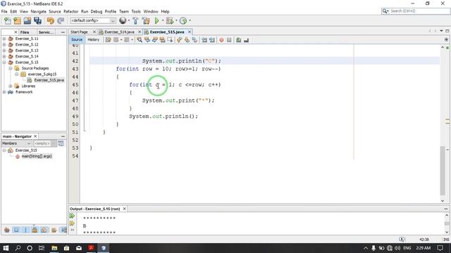 (triangle printing program) java how to program exercise 5.15 смотреть онлайн