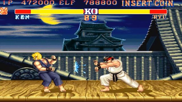 Street Fighter II' Champion Edition (Arcade 1CC Hardest Difficulty) - Ken Playthrough смотреть онлайн