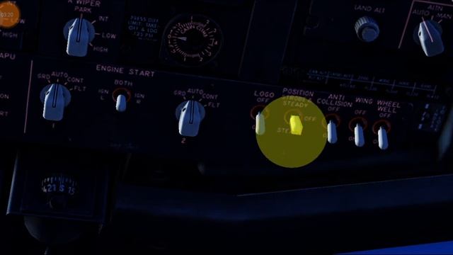 Быстрый запуск холодного B737. [Xplane] #3