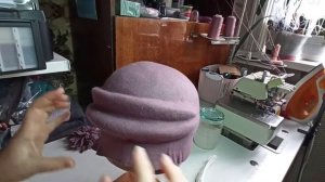 Как сделать фетровую шляпку на осень.