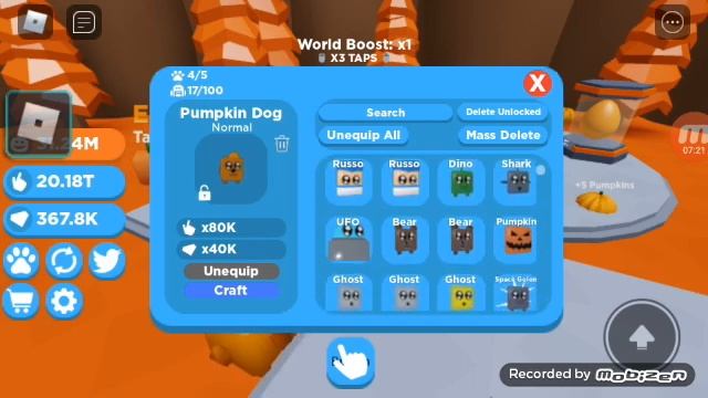 Играю в кликер tapping simulator в роблоксе . смотреть онлайн