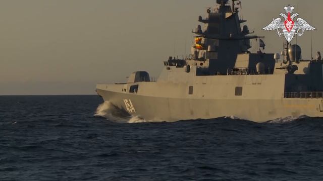 Пуск гиперзвуковой ракеты «Циркон» с борта фрегата «Адмирал Горшков» в Баренцевом море смотреть онлайн