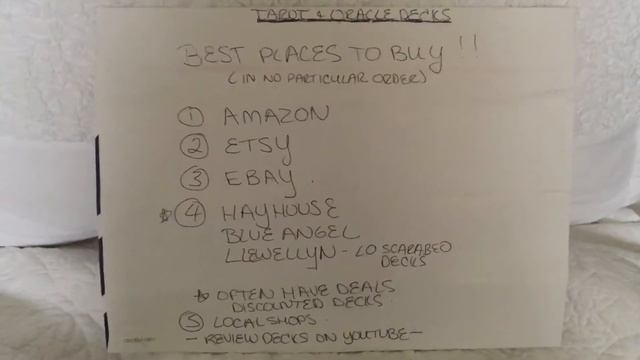 Where I find & buy my Tarot Cards & Oracle Cards-List of places! смотреть онлайн