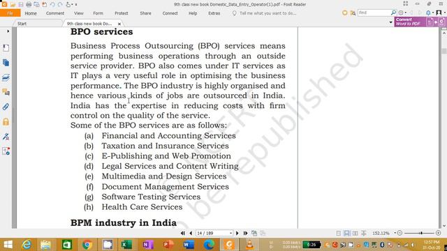 3 What are BPO Services? Role of Computer (IT) in BPO Services. List of Some important BPO Service смотреть онлайн
