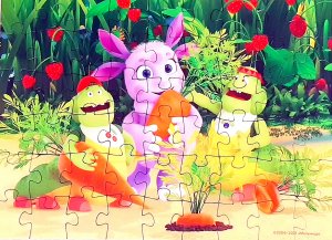 Лунтик и его друзья - собираем пазлы для малышей / Видео для детей | Мультики с игрушками