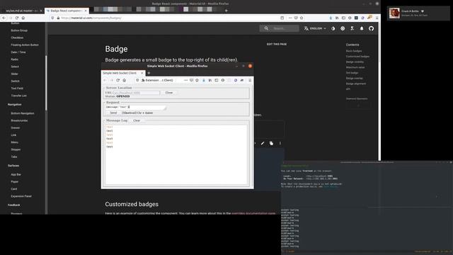 Notifications using Express, Websocket, and Material UI смотреть онлайн