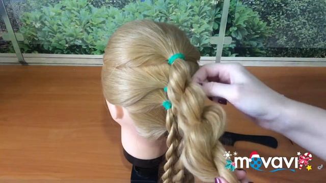 Собранная прическа.Легкая вечерняя прическа.Прическа за 10 минут смотреть онлайн