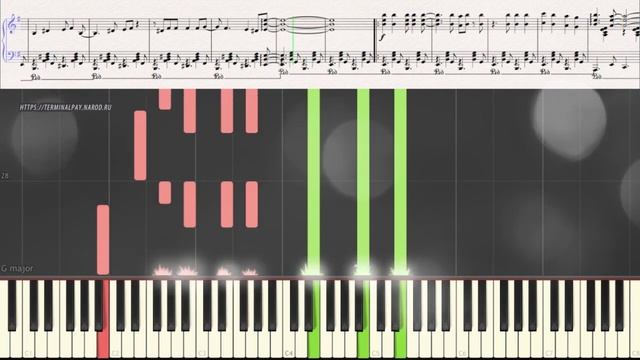 Маэстро - Р.Паулс (вариация) (Ноты и Видеоурок для фортепиано) (piano cover) смотреть онлайн