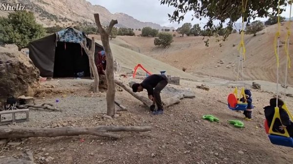 The life of Iranian nomads: the continuation of construction in the new farm
