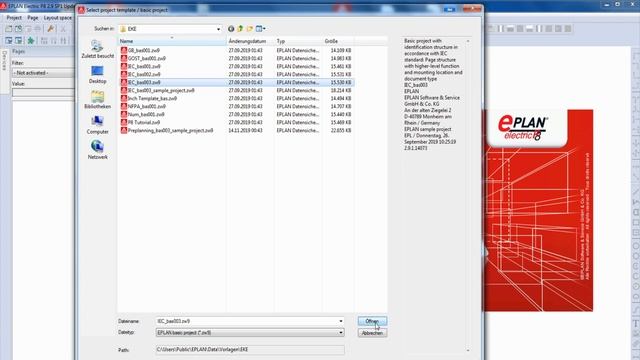 EPLAN P8 Tutorial: How to create a new EPLAN project смотреть онлайн