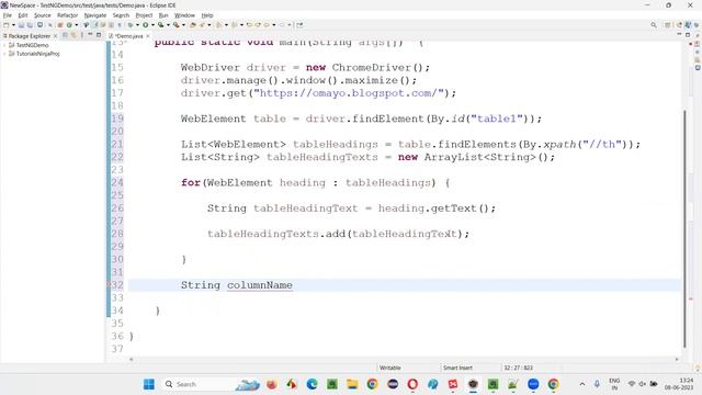 How to get columns from a table (Selenium Interview Question #244) смотреть онлайн