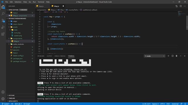 GeoT "Don't Fear The Natives" (DataViz in React Native + Hooks) | #2: Add a d3 map in React Native смотреть онлайн