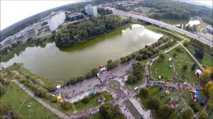 Зеленоград день города Парк Победы аэровидеосъемка