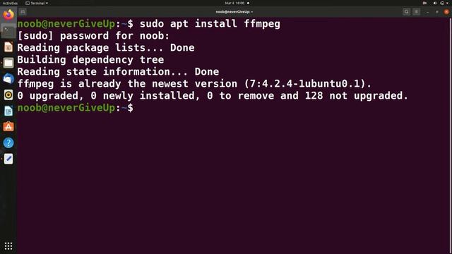 Install FFmpeg in Ubuntu (Linux) easily. смотреть онлайн