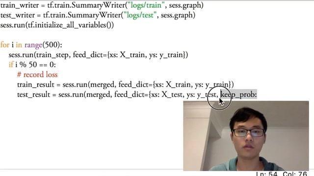 Tensorflow 17 Regularization dropout (neural network tutorials) смотреть онлайн