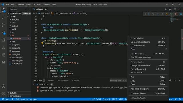 Background BLUR Dialog Box In Flutter - easyFlutter смотреть онлайн