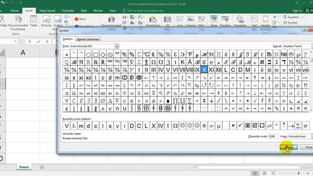 How to write Roman numbers in Excel смотреть онлайн
