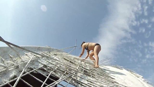 Lady Cotlin Adventure Abandoned Ship , Riga Latvia Vecaki GO PRO смотреть онлайн