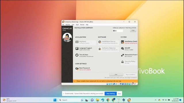 Tutorial Instalasi Oracle Linux dalam Virtual Box смотреть онлайн