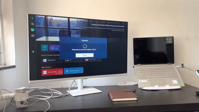 Samsung Smart Monitor M5: Unboxing And Overview! #desksetup #setuptour #samsung