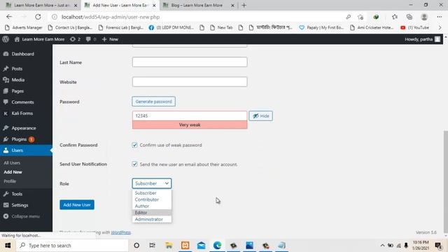 How To Add A New WordPress User Or Create A User On a WordPress Website смотреть онлайн