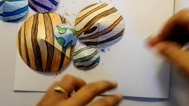 How to make Solar System project 3d model / Solar System project without balls смотреть онлайн