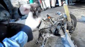 Замена поршневой на скутере. Установка 72cc на 139QMB