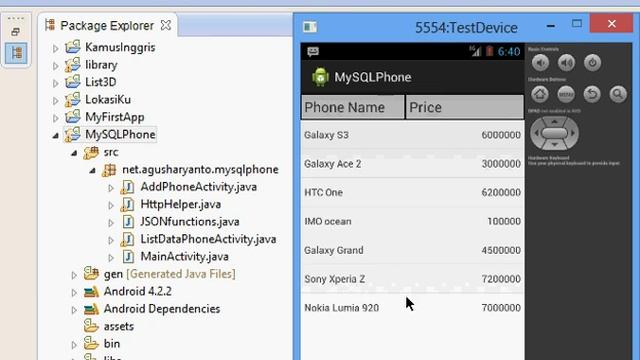 CRUD Android PHP MySQL Database смотреть онлайн