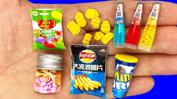REAL DIY MINIATURE FOOD AND SWEETS FOR BARBIE DOLLHOUSE !!!