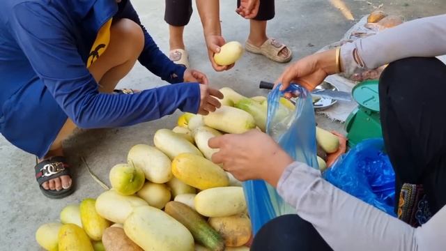 FULL VIDEO: 100 DAYS, harvest, taro, lychee, duck eggs, bring to market to sell | Chuc Thi Duong смотреть онлайн