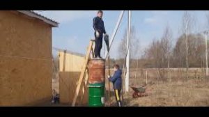 Простой способ монтажа столбов для забора | КАК ЗАБИТЬ СТОЛБ ЗА МИНУТУ