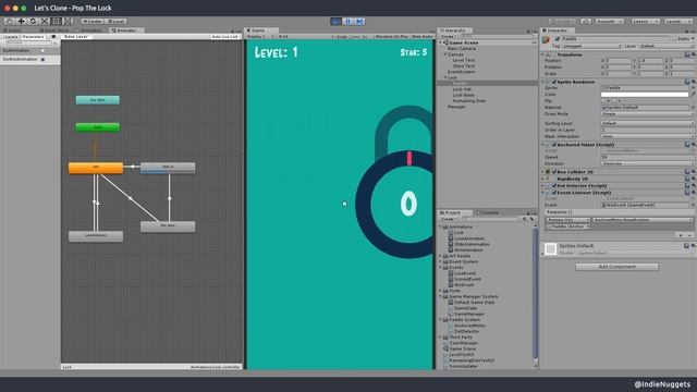 Let's Clone - Pop The Lock w/ Unity ( ScriptableObject as Data Containers ) - Ep4 смотреть онлайн