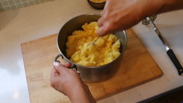 Картофельные шницеля с шампиньонами  Potato Schnitzel With Champignons