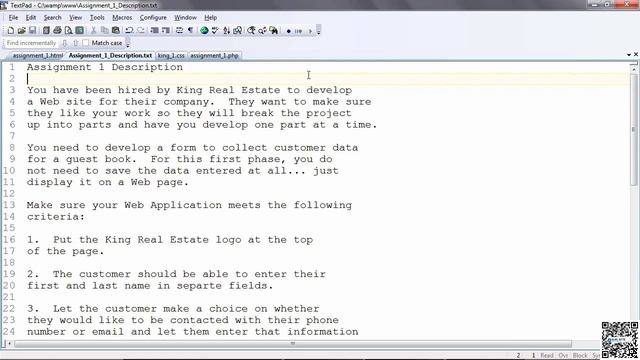 Website Design with PHP & MYSQL - 020 - PHP Basics - Assignment 1 смотреть онлайн