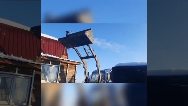 Погрузчик для трактора, своими руками/кун тракторный/ковш смотреть онлайн