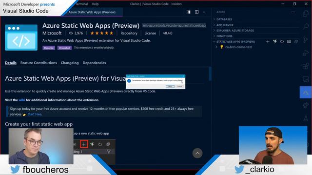 Best Visual Studio Code extensions to work for Azure Part 2 (Unedited Live Stream - Episode 46) смотреть онлайн
