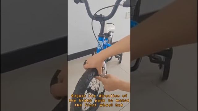 COSTIC kids bike brake installation and debug смотреть онлайн