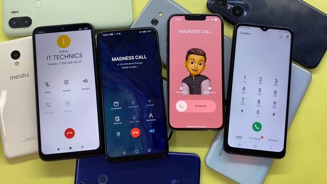 MADNESS Incoming Call Xiaomi Redmi 9C NFC Vs Honor 9X and iPhone 13Pro Vs Samsung A02 Outgoing Call смотреть онлайн