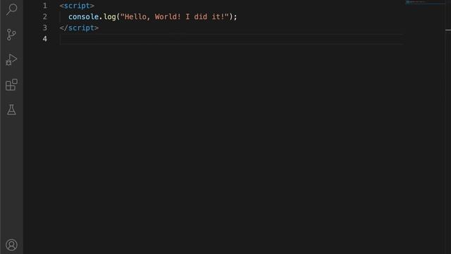 JavaScript #3-Hello, World! (Change the code) смотреть онлайн
