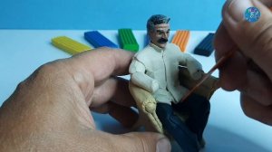Лепка. Сталин И.В. Пластилин.