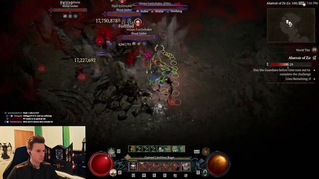 T25 Solo Barb 5m40s - Insane HEALING HotA Barb Diablo 4 смотреть онлайн