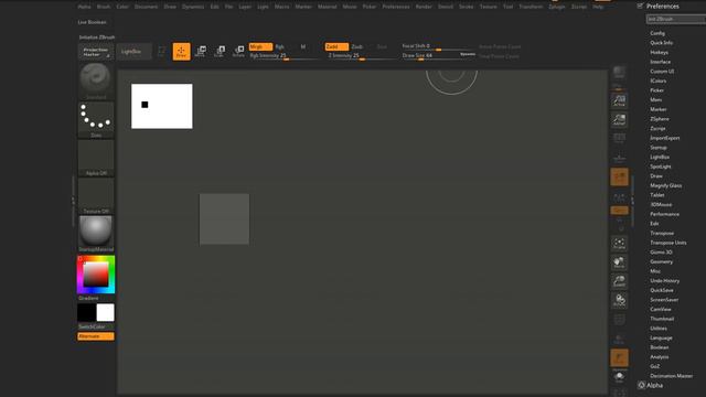 Zbrush Faster Way to access to any bar menu use ALT+right click on any icon showing on the interfac смотреть онлайн