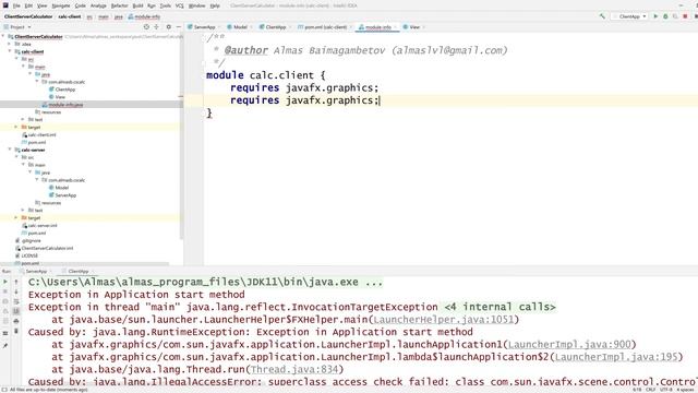 JavaFX Software: Client-Server Calculator (HTTP, MVC) смотреть онлайн