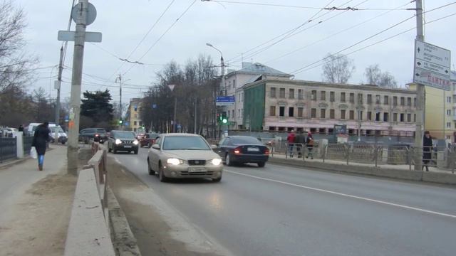 Исследование транспортных потоков, Часть 3. Тверь, Старый мост. 05.03.2014 смотреть онлайн