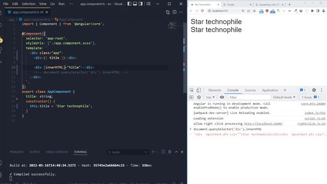 Property Binding in angular смотреть онлайн