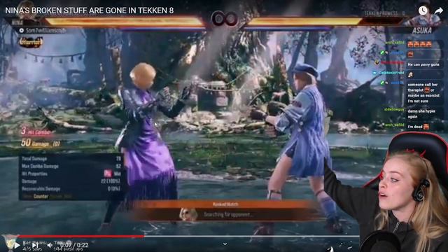 I am very sad with the Nina changes in Tekken 8 смотреть онлайн